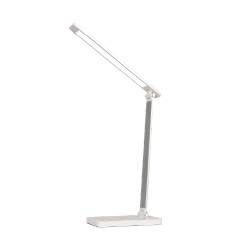 Lámpara de escritorio dimerizable 2700K/4500K/6500K 5W inalámbrica blanca